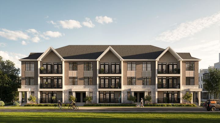 Multi-level homes, artist’s concept