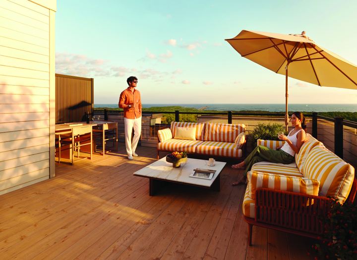 Rooftop terrace homes, artist’s concept
